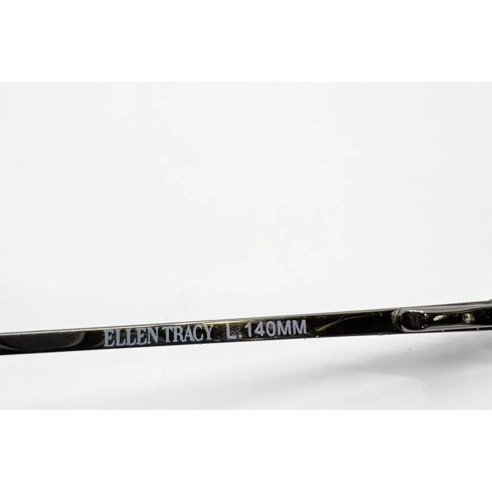 Ellen Tracy Eyeglass Frames Womens Black Procida Cat Eye 53-16-140